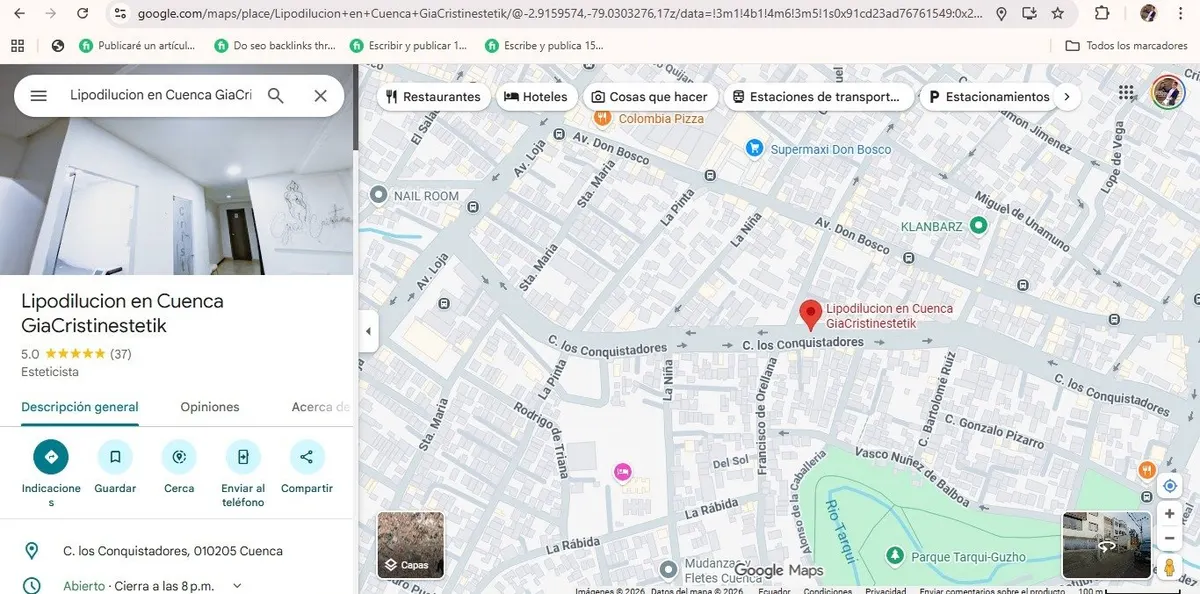 Gia Cristine en Google Maps